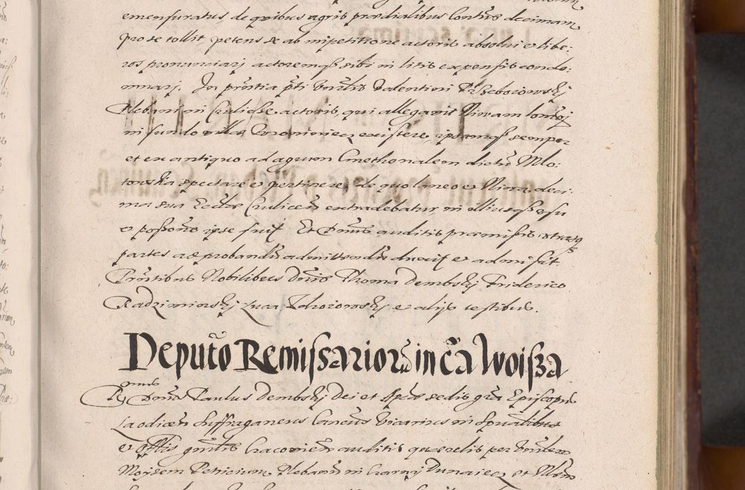 Zdjęcie nr 95 dla obiektu archiwalnego: Acta actorum causarum sententiarum tam diffinitiuarum quam interloquutorisrum decretorum obligationum quietationum procuratorum constitutionum etc. etc. coram Reverendo Domino Paulo Dembski Dei et Apostolice Sedis Gratia Episcopalo Dicensis Suffraganeo Canonico Vicario in Spiritualibus et Officiali Generali Cracoviensis ad Annum Domini Millesimum Sexcentesimum Undecimum cuius indictio octava pontificatus Sanctissimi Domini Nostri Domini Pauli Divina Providentia Papae Vti foeliciter continuantur