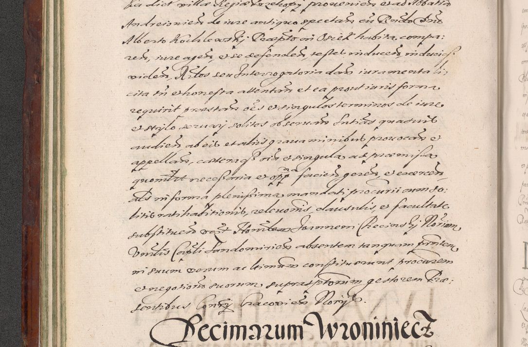 Zdjęcie nr 94 dla obiektu archiwalnego: Acta actorum causarum sententiarum tam diffinitiuarum quam interloquutorisrum decretorum obligationum quietationum procuratorum constitutionum etc. etc. coram Reverendo Domino Paulo Dembski Dei et Apostolice Sedis Gratia Episcopalo Dicensis Suffraganeo Canonico Vicario in Spiritualibus et Officiali Generali Cracoviensis ad Annum Domini Millesimum Sexcentesimum Undecimum cuius indictio octava pontificatus Sanctissimi Domini Nostri Domini Pauli Divina Providentia Papae Vti foeliciter continuantur