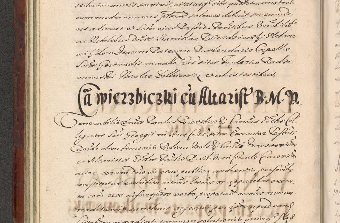 Zdjęcie nr 76 dla obiektu archiwalnego: Acta actorum causarum sententiarum tam diffinitiuarum quam interloquutorisrum decretorum obligationum quietationum procuratorum constitutionum etc. etc. coram Reverendo Domino Paulo Dembski Dei et Apostolice Sedis Gratia Episcopalo Dicensis Suffraganeo Canonico Vicario in Spiritualibus et Officiali Generali Cracoviensis ad Annum Domini Millesimum Sexcentesimum Undecimum cuius indictio octava pontificatus Sanctissimi Domini Nostri Domini Pauli Divina Providentia Papae Vti foeliciter continuantur