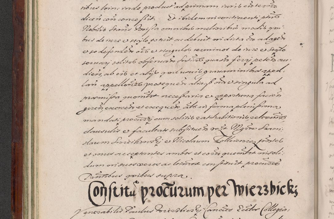 Zdjęcie nr 82 dla obiektu archiwalnego: Acta actorum causarum sententiarum tam diffinitiuarum quam interloquutorisrum decretorum obligationum quietationum procuratorum constitutionum etc. etc. coram Reverendo Domino Paulo Dembski Dei et Apostolice Sedis Gratia Episcopalo Dicensis Suffraganeo Canonico Vicario in Spiritualibus et Officiali Generali Cracoviensis ad Annum Domini Millesimum Sexcentesimum Undecimum cuius indictio octava pontificatus Sanctissimi Domini Nostri Domini Pauli Divina Providentia Papae Vti foeliciter continuantur