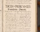 Zdjęcie nr 59 dla obiektu archiwalnego: Acta actorum causarum sententiarum tam diffinitiuarum quam interloquutorisrum decretorum obligationum quietationum procuratorum constitutionum etc. etc. coram Reverendo Domino Paulo Dembski Dei et Apostolice Sedis Gratia Episcopalo Dicensis Suffraganeo Canonico Vicario in Spiritualibus et Officiali Generali Cracoviensis ad Annum Domini Millesimum Sexcentesimum Undecimum cuius indictio octava pontificatus Sanctissimi Domini Nostri Domini Pauli Divina Providentia Papae Vti foeliciter continuantur