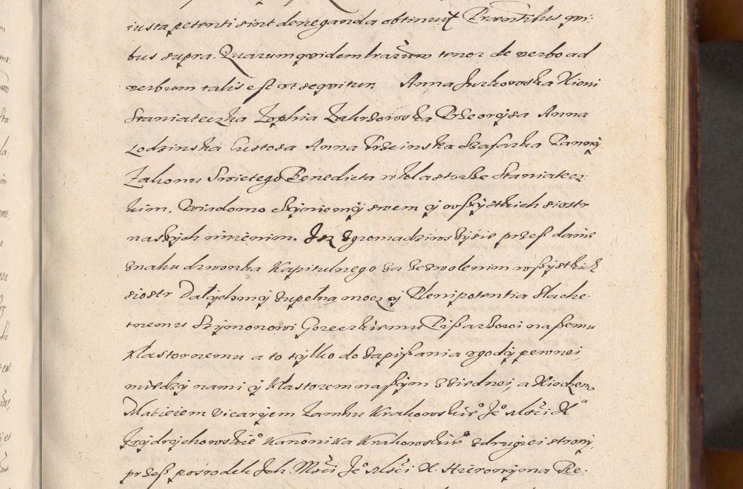 Zdjęcie nr 45 dla obiektu archiwalnego: Acta actorum causarum sententiarum tam diffinitiuarum quam interloquutorisrum decretorum obligationum quietationum procuratorum constitutionum etc. etc. coram Reverendo Domino Paulo Dembski Dei et Apostolice Sedis Gratia Episcopalo Dicensis Suffraganeo Canonico Vicario in Spiritualibus et Officiali Generali Cracoviensis ad Annum Domini Millesimum Sexcentesimum Undecimum cuius indictio octava pontificatus Sanctissimi Domini Nostri Domini Pauli Divina Providentia Papae Vti foeliciter continuantur