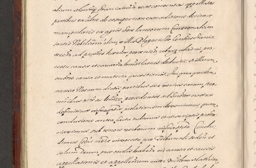 Zdjęcie nr 48 dla obiektu archiwalnego: Acta actorum causarum sententiarum tam diffinitiuarum quam interloquutorisrum decretorum obligationum quietationum procuratorum constitutionum etc. etc. coram Reverendo Domino Paulo Dembski Dei et Apostolice Sedis Gratia Episcopalo Dicensis Suffraganeo Canonico Vicario in Spiritualibus et Officiali Generali Cracoviensis ad Annum Domini Millesimum Sexcentesimum Undecimum cuius indictio octava pontificatus Sanctissimi Domini Nostri Domini Pauli Divina Providentia Papae Vti foeliciter continuantur