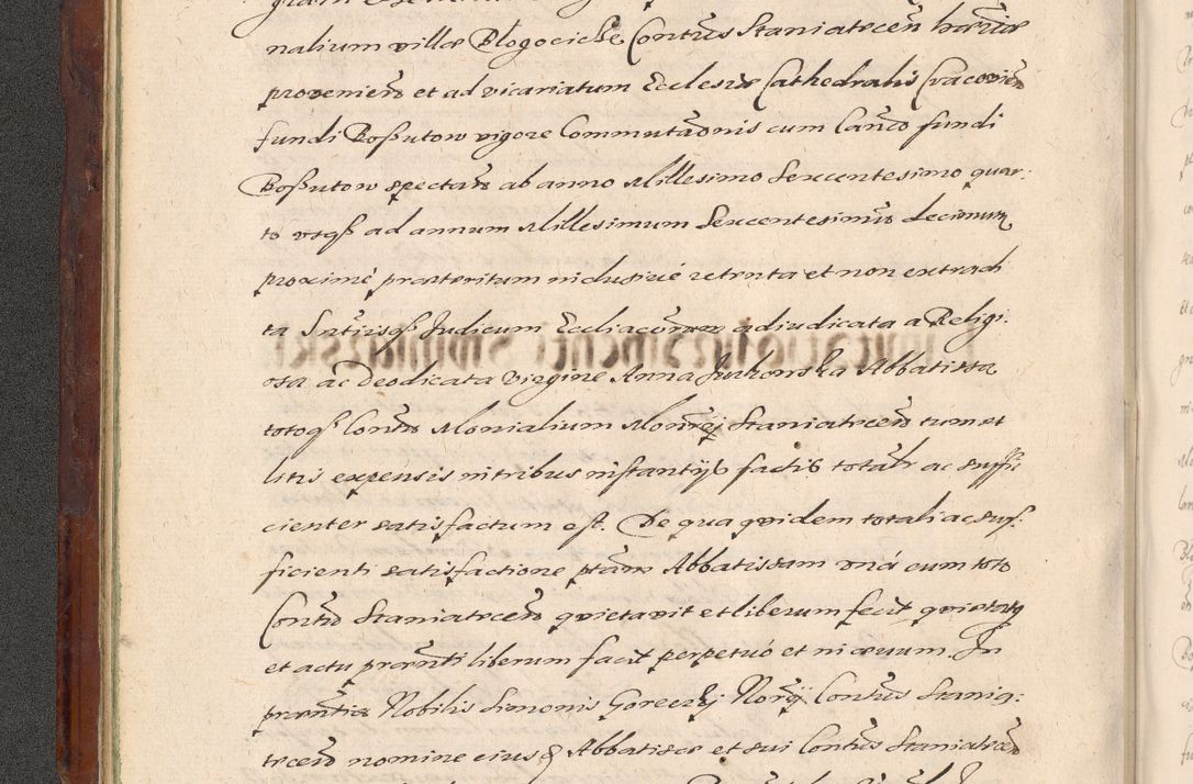 Zdjęcie nr 42 dla obiektu archiwalnego: Acta actorum causarum sententiarum tam diffinitiuarum quam interloquutorisrum decretorum obligationum quietationum procuratorum constitutionum etc. etc. coram Reverendo Domino Paulo Dembski Dei et Apostolice Sedis Gratia Episcopalo Dicensis Suffraganeo Canonico Vicario in Spiritualibus et Officiali Generali Cracoviensis ad Annum Domini Millesimum Sexcentesimum Undecimum cuius indictio octava pontificatus Sanctissimi Domini Nostri Domini Pauli Divina Providentia Papae Vti foeliciter continuantur