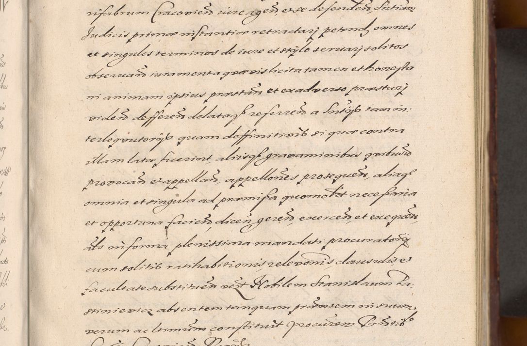 Zdjęcie nr 39 dla obiektu archiwalnego: Acta actorum causarum sententiarum tam diffinitiuarum quam interloquutorisrum decretorum obligationum quietationum procuratorum constitutionum etc. etc. coram Reverendo Domino Paulo Dembski Dei et Apostolice Sedis Gratia Episcopalo Dicensis Suffraganeo Canonico Vicario in Spiritualibus et Officiali Generali Cracoviensis ad Annum Domini Millesimum Sexcentesimum Undecimum cuius indictio octava pontificatus Sanctissimi Domini Nostri Domini Pauli Divina Providentia Papae Vti foeliciter continuantur