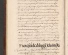 Zdjęcie nr 30 dla obiektu archiwalnego: Acta actorum causarum sententiarum tam diffinitiuarum quam interloquutorisrum decretorum obligationum quietationum procuratorum constitutionum etc. etc. coram Reverendo Domino Paulo Dembski Dei et Apostolice Sedis Gratia Episcopalo Dicensis Suffraganeo Canonico Vicario in Spiritualibus et Officiali Generali Cracoviensis ad Annum Domini Millesimum Sexcentesimum Undecimum cuius indictio octava pontificatus Sanctissimi Domini Nostri Domini Pauli Divina Providentia Papae Vti foeliciter continuantur