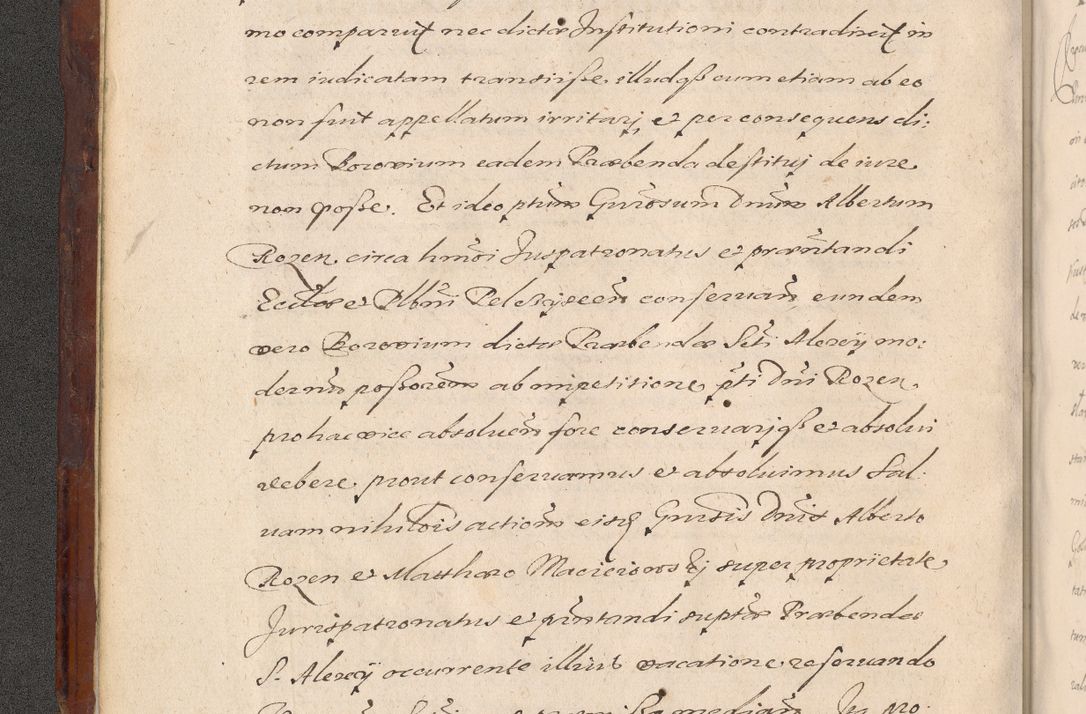 Zdjęcie nr 24 dla obiektu archiwalnego: Acta actorum causarum sententiarum tam diffinitiuarum quam interloquutorisrum decretorum obligationum quietationum procuratorum constitutionum etc. etc. coram Reverendo Domino Paulo Dembski Dei et Apostolice Sedis Gratia Episcopalo Dicensis Suffraganeo Canonico Vicario in Spiritualibus et Officiali Generali Cracoviensis ad Annum Domini Millesimum Sexcentesimum Undecimum cuius indictio octava pontificatus Sanctissimi Domini Nostri Domini Pauli Divina Providentia Papae Vti foeliciter continuantur