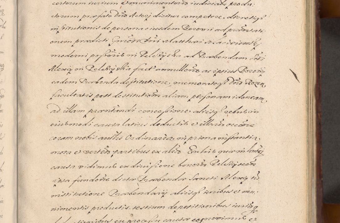 Zdjęcie nr 23 dla obiektu archiwalnego: Acta actorum causarum sententiarum tam diffinitiuarum quam interloquutorisrum decretorum obligationum quietationum procuratorum constitutionum etc. etc. coram Reverendo Domino Paulo Dembski Dei et Apostolice Sedis Gratia Episcopalo Dicensis Suffraganeo Canonico Vicario in Spiritualibus et Officiali Generali Cracoviensis ad Annum Domini Millesimum Sexcentesimum Undecimum cuius indictio octava pontificatus Sanctissimi Domini Nostri Domini Pauli Divina Providentia Papae Vti foeliciter continuantur