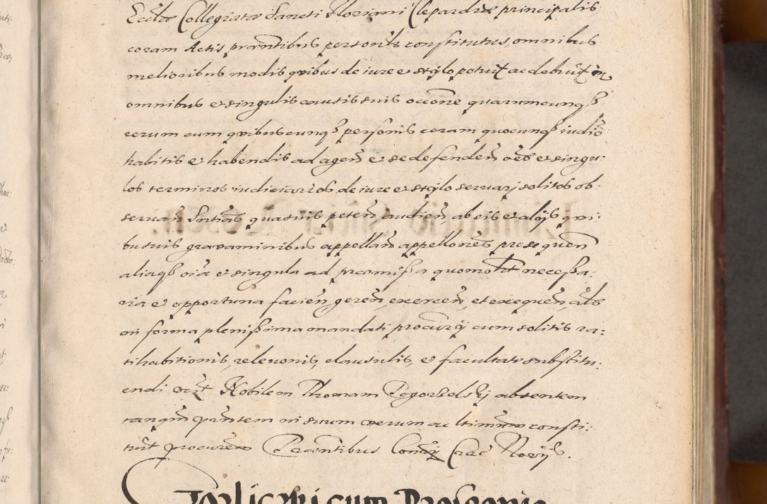 Zdjęcie nr 17 dla obiektu archiwalnego: Acta actorum causarum sententiarum tam diffinitiuarum quam interloquutorisrum decretorum obligationum quietationum procuratorum constitutionum etc. etc. coram Reverendo Domino Paulo Dembski Dei et Apostolice Sedis Gratia Episcopalo Dicensis Suffraganeo Canonico Vicario in Spiritualibus et Officiali Generali Cracoviensis ad Annum Domini Millesimum Sexcentesimum Undecimum cuius indictio octava pontificatus Sanctissimi Domini Nostri Domini Pauli Divina Providentia Papae Vti foeliciter continuantur