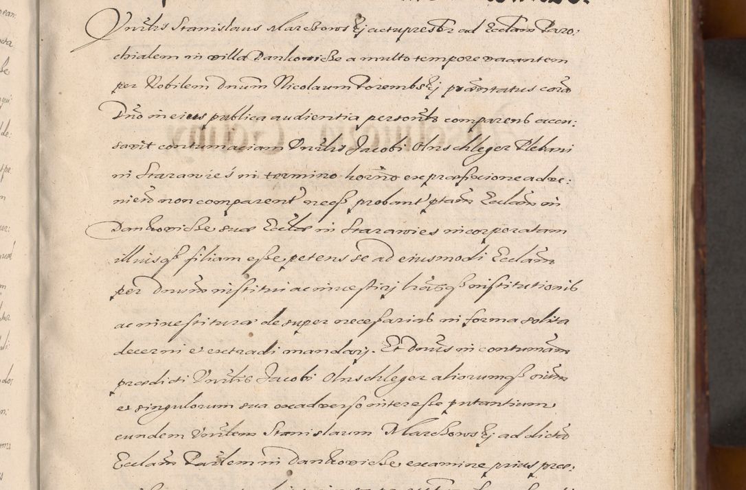 Zdjęcie nr 15 dla obiektu archiwalnego: Acta actorum causarum sententiarum tam diffinitiuarum quam interloquutorisrum decretorum obligationum quietationum procuratorum constitutionum etc. etc. coram Reverendo Domino Paulo Dembski Dei et Apostolice Sedis Gratia Episcopalo Dicensis Suffraganeo Canonico Vicario in Spiritualibus et Officiali Generali Cracoviensis ad Annum Domini Millesimum Sexcentesimum Undecimum cuius indictio octava pontificatus Sanctissimi Domini Nostri Domini Pauli Divina Providentia Papae Vti foeliciter continuantur