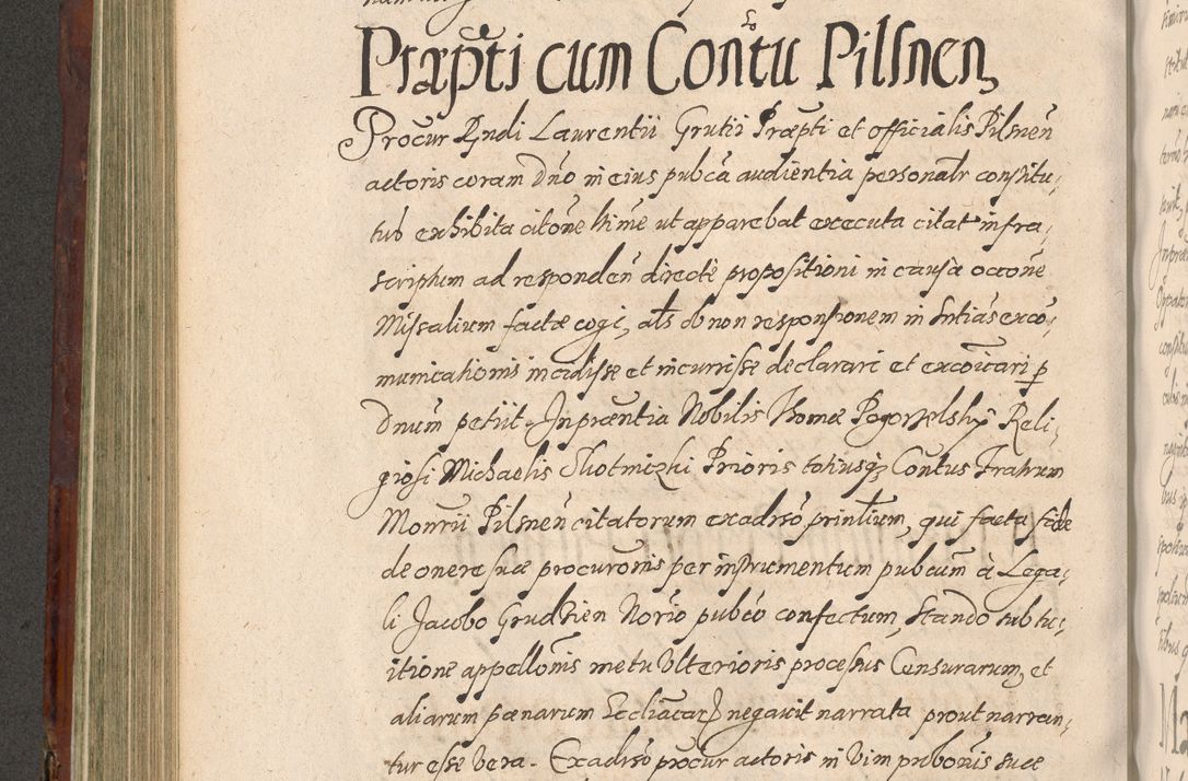 Zdjęcie nr 404 dla obiektu archiwalnego: Acta actorum causarum sententiarum tam diffinitiuarum quam interloquutorisrum decretorum obligationum quietationum procuratorum constitutionum etc. etc. coram Reverendo Domino Paulo Dembski Dei et Apostolice Sedis Gratia Episcopalo Dicensis Suffraganeo Canonico Vicario in Spiritualibus et Officiali Generali Cracoviensis ad Annum Domini Millesimum Sexcentesimum Undecimum cuius indictio octava pontificatus Sanctissimi Domini Nostri Domini Pauli Divina Providentia Papae Vti foeliciter continuantur