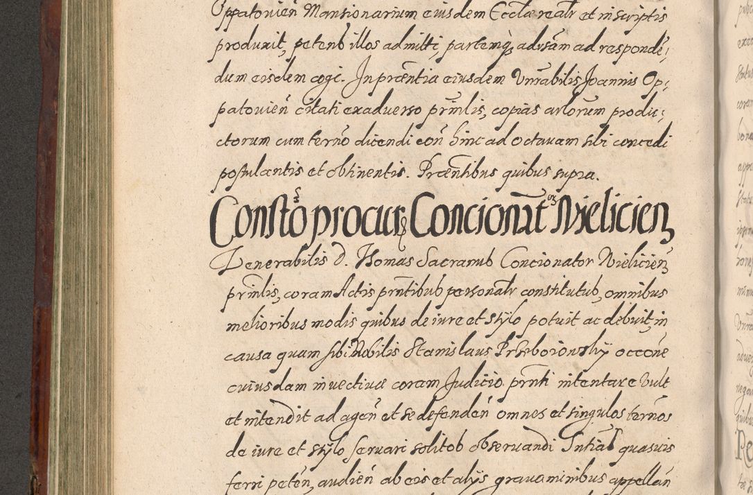 Zdjęcie nr 394 dla obiektu archiwalnego: Acta actorum causarum sententiarum tam diffinitiuarum quam interloquutorisrum decretorum obligationum quietationum procuratorum constitutionum etc. etc. coram Reverendo Domino Paulo Dembski Dei et Apostolice Sedis Gratia Episcopalo Dicensis Suffraganeo Canonico Vicario in Spiritualibus et Officiali Generali Cracoviensis ad Annum Domini Millesimum Sexcentesimum Undecimum cuius indictio octava pontificatus Sanctissimi Domini Nostri Domini Pauli Divina Providentia Papae Vti foeliciter continuantur
