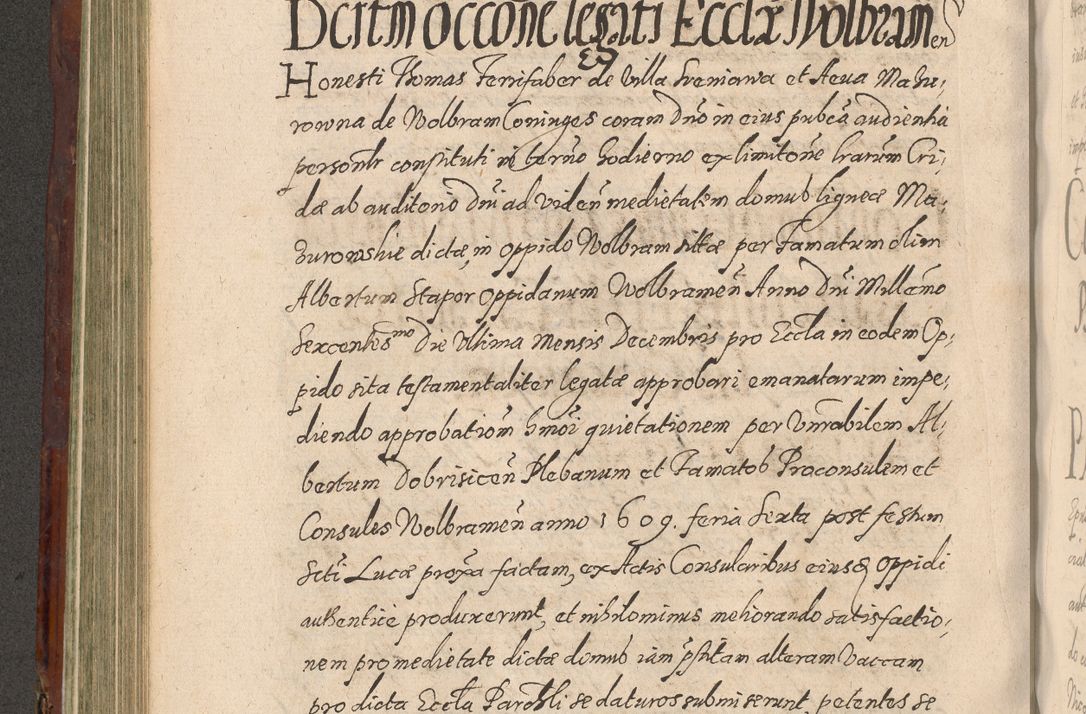 Zdjęcie nr 374 dla obiektu archiwalnego: Acta actorum causarum sententiarum tam diffinitiuarum quam interloquutorisrum decretorum obligationum quietationum procuratorum constitutionum etc. etc. coram Reverendo Domino Paulo Dembski Dei et Apostolice Sedis Gratia Episcopalo Dicensis Suffraganeo Canonico Vicario in Spiritualibus et Officiali Generali Cracoviensis ad Annum Domini Millesimum Sexcentesimum Undecimum cuius indictio octava pontificatus Sanctissimi Domini Nostri Domini Pauli Divina Providentia Papae Vti foeliciter continuantur