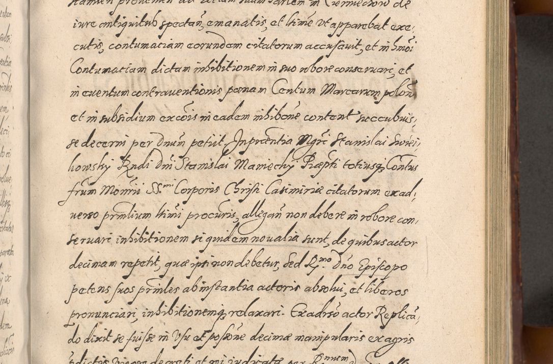 Zdjęcie nr 361 dla obiektu archiwalnego: Acta actorum causarum sententiarum tam diffinitiuarum quam interloquutorisrum decretorum obligationum quietationum procuratorum constitutionum etc. etc. coram Reverendo Domino Paulo Dembski Dei et Apostolice Sedis Gratia Episcopalo Dicensis Suffraganeo Canonico Vicario in Spiritualibus et Officiali Generali Cracoviensis ad Annum Domini Millesimum Sexcentesimum Undecimum cuius indictio octava pontificatus Sanctissimi Domini Nostri Domini Pauli Divina Providentia Papae Vti foeliciter continuantur