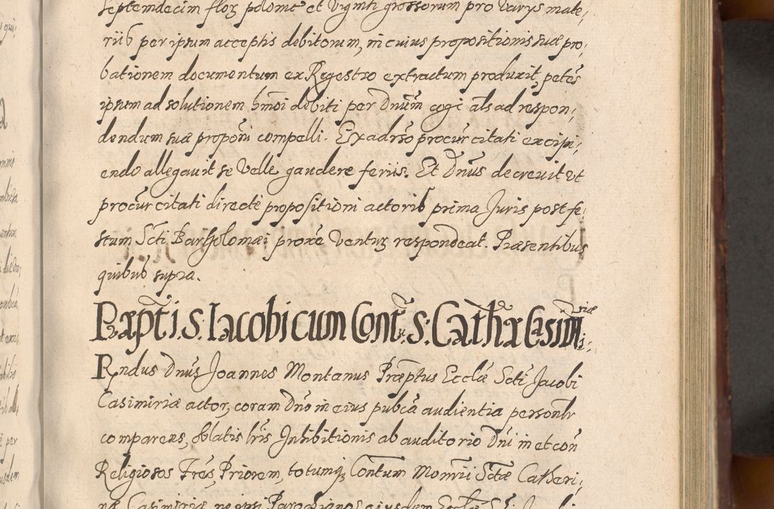 Zdjęcie nr 363 dla obiektu archiwalnego: Acta actorum causarum sententiarum tam diffinitiuarum quam interloquutorisrum decretorum obligationum quietationum procuratorum constitutionum etc. etc. coram Reverendo Domino Paulo Dembski Dei et Apostolice Sedis Gratia Episcopalo Dicensis Suffraganeo Canonico Vicario in Spiritualibus et Officiali Generali Cracoviensis ad Annum Domini Millesimum Sexcentesimum Undecimum cuius indictio octava pontificatus Sanctissimi Domini Nostri Domini Pauli Divina Providentia Papae Vti foeliciter continuantur