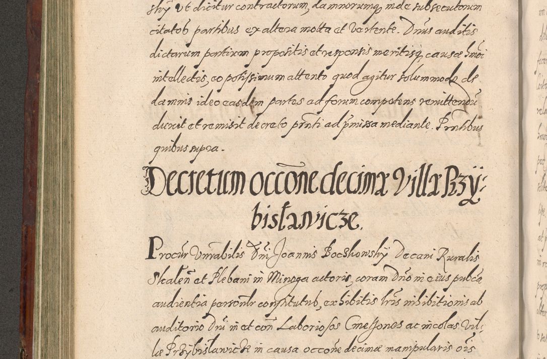 Zdjęcie nr 366 dla obiektu archiwalnego: Acta actorum causarum sententiarum tam diffinitiuarum quam interloquutorisrum decretorum obligationum quietationum procuratorum constitutionum etc. etc. coram Reverendo Domino Paulo Dembski Dei et Apostolice Sedis Gratia Episcopalo Dicensis Suffraganeo Canonico Vicario in Spiritualibus et Officiali Generali Cracoviensis ad Annum Domini Millesimum Sexcentesimum Undecimum cuius indictio octava pontificatus Sanctissimi Domini Nostri Domini Pauli Divina Providentia Papae Vti foeliciter continuantur