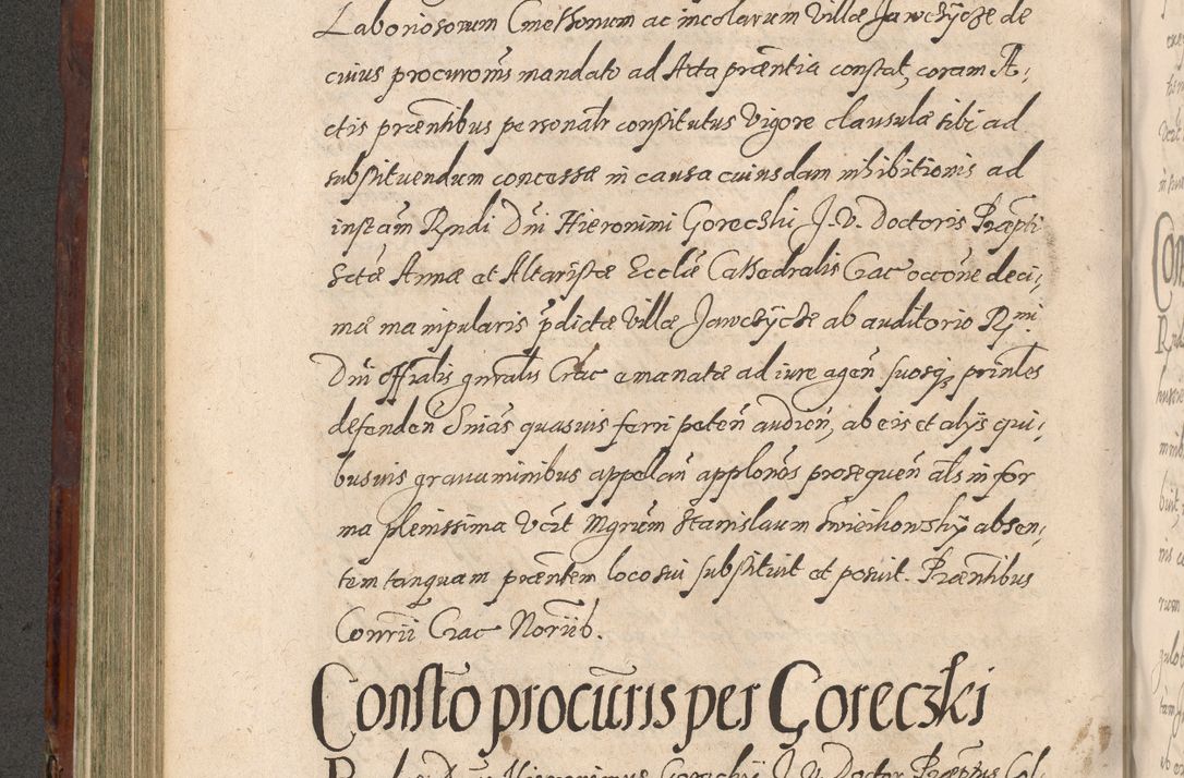 Zdjęcie nr 356 dla obiektu archiwalnego: Acta actorum causarum sententiarum tam diffinitiuarum quam interloquutorisrum decretorum obligationum quietationum procuratorum constitutionum etc. etc. coram Reverendo Domino Paulo Dembski Dei et Apostolice Sedis Gratia Episcopalo Dicensis Suffraganeo Canonico Vicario in Spiritualibus et Officiali Generali Cracoviensis ad Annum Domini Millesimum Sexcentesimum Undecimum cuius indictio octava pontificatus Sanctissimi Domini Nostri Domini Pauli Divina Providentia Papae Vti foeliciter continuantur
