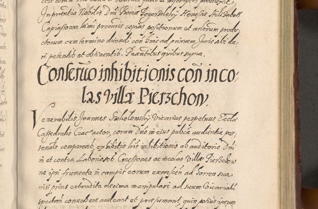 Zdjęcie nr 353 dla obiektu archiwalnego: Acta actorum causarum sententiarum tam diffinitiuarum quam interloquutorisrum decretorum obligationum quietationum procuratorum constitutionum etc. etc. coram Reverendo Domino Paulo Dembski Dei et Apostolice Sedis Gratia Episcopalo Dicensis Suffraganeo Canonico Vicario in Spiritualibus et Officiali Generali Cracoviensis ad Annum Domini Millesimum Sexcentesimum Undecimum cuius indictio octava pontificatus Sanctissimi Domini Nostri Domini Pauli Divina Providentia Papae Vti foeliciter continuantur