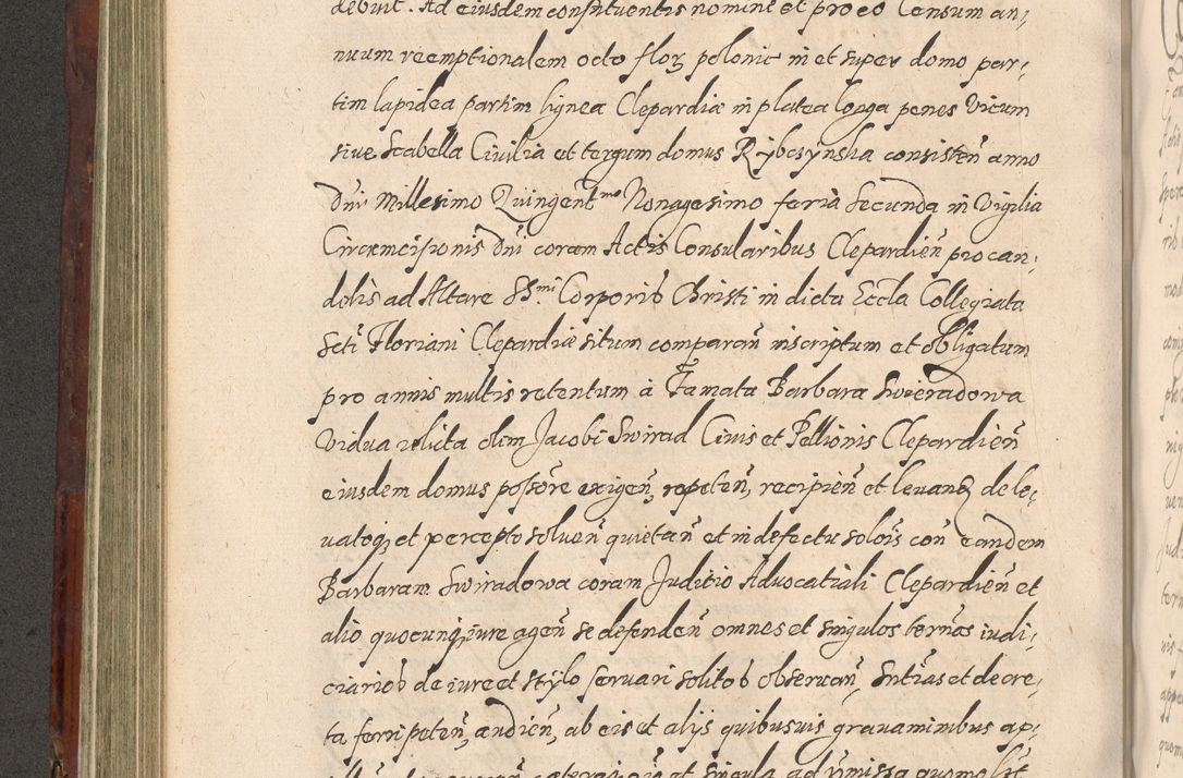 Zdjęcie nr 344 dla obiektu archiwalnego: Acta actorum causarum sententiarum tam diffinitiuarum quam interloquutorisrum decretorum obligationum quietationum procuratorum constitutionum etc. etc. coram Reverendo Domino Paulo Dembski Dei et Apostolice Sedis Gratia Episcopalo Dicensis Suffraganeo Canonico Vicario in Spiritualibus et Officiali Generali Cracoviensis ad Annum Domini Millesimum Sexcentesimum Undecimum cuius indictio octava pontificatus Sanctissimi Domini Nostri Domini Pauli Divina Providentia Papae Vti foeliciter continuantur