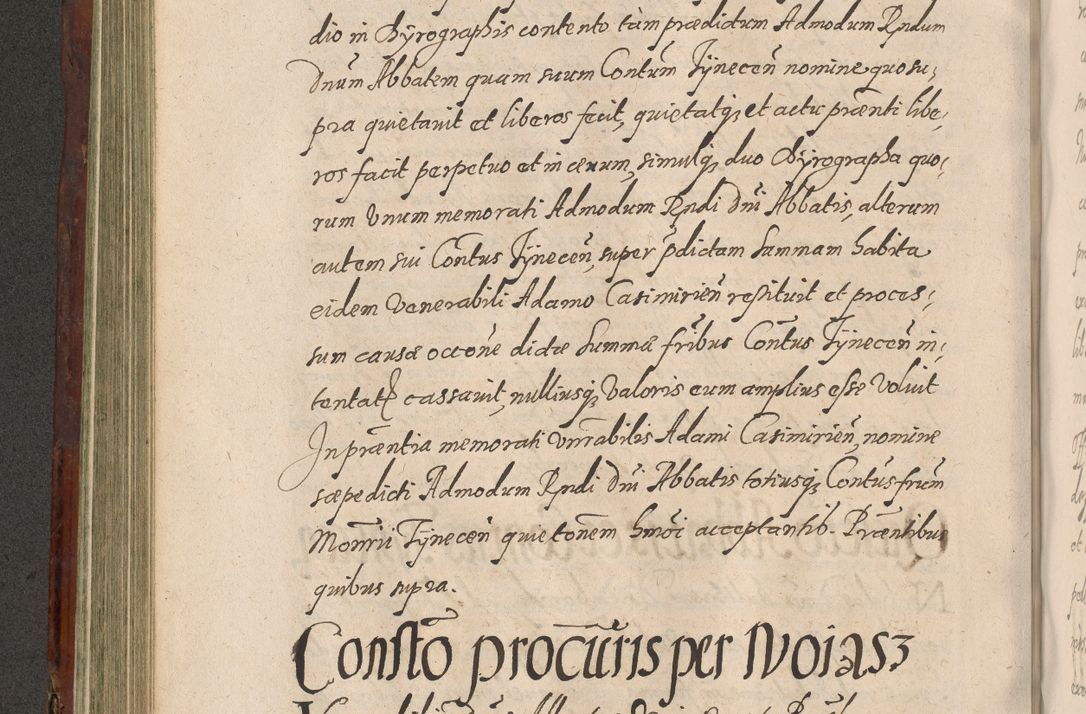 Zdjęcie nr 340 dla obiektu archiwalnego: Acta actorum causarum sententiarum tam diffinitiuarum quam interloquutorisrum decretorum obligationum quietationum procuratorum constitutionum etc. etc. coram Reverendo Domino Paulo Dembski Dei et Apostolice Sedis Gratia Episcopalo Dicensis Suffraganeo Canonico Vicario in Spiritualibus et Officiali Generali Cracoviensis ad Annum Domini Millesimum Sexcentesimum Undecimum cuius indictio octava pontificatus Sanctissimi Domini Nostri Domini Pauli Divina Providentia Papae Vti foeliciter continuantur