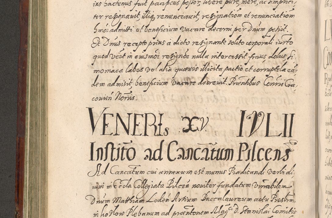 Zdjęcie nr 336 dla obiektu archiwalnego: Acta actorum causarum sententiarum tam diffinitiuarum quam interloquutorisrum decretorum obligationum quietationum procuratorum constitutionum etc. etc. coram Reverendo Domino Paulo Dembski Dei et Apostolice Sedis Gratia Episcopalo Dicensis Suffraganeo Canonico Vicario in Spiritualibus et Officiali Generali Cracoviensis ad Annum Domini Millesimum Sexcentesimum Undecimum cuius indictio octava pontificatus Sanctissimi Domini Nostri Domini Pauli Divina Providentia Papae Vti foeliciter continuantur