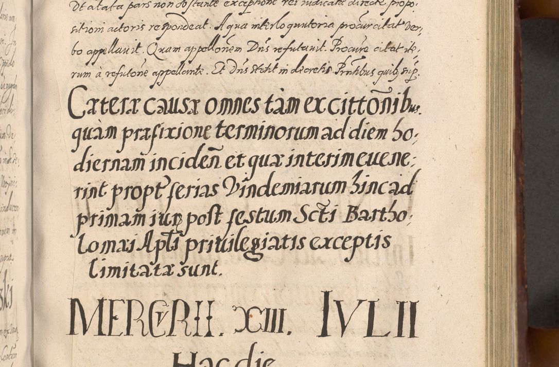 Zdjęcie nr 335 dla obiektu archiwalnego: Acta actorum causarum sententiarum tam diffinitiuarum quam interloquutorisrum decretorum obligationum quietationum procuratorum constitutionum etc. etc. coram Reverendo Domino Paulo Dembski Dei et Apostolice Sedis Gratia Episcopalo Dicensis Suffraganeo Canonico Vicario in Spiritualibus et Officiali Generali Cracoviensis ad Annum Domini Millesimum Sexcentesimum Undecimum cuius indictio octava pontificatus Sanctissimi Domini Nostri Domini Pauli Divina Providentia Papae Vti foeliciter continuantur