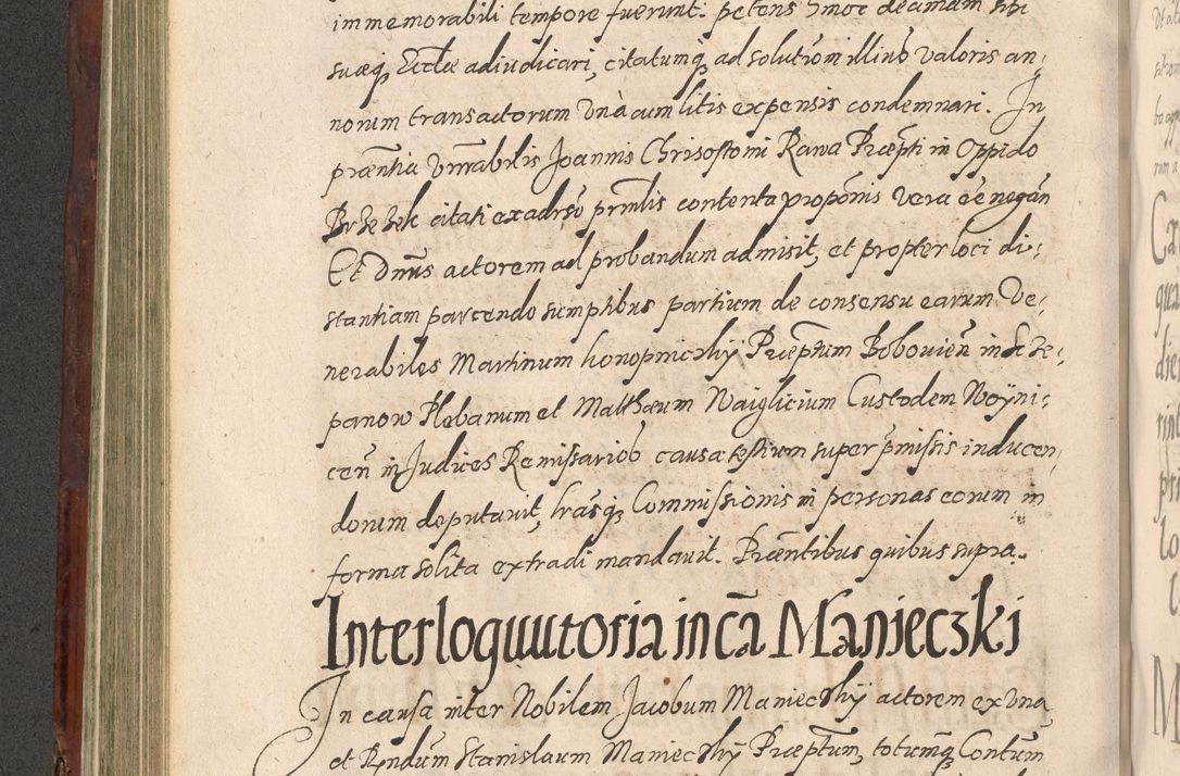 Zdjęcie nr 334 dla obiektu archiwalnego: Acta actorum causarum sententiarum tam diffinitiuarum quam interloquutorisrum decretorum obligationum quietationum procuratorum constitutionum etc. etc. coram Reverendo Domino Paulo Dembski Dei et Apostolice Sedis Gratia Episcopalo Dicensis Suffraganeo Canonico Vicario in Spiritualibus et Officiali Generali Cracoviensis ad Annum Domini Millesimum Sexcentesimum Undecimum cuius indictio octava pontificatus Sanctissimi Domini Nostri Domini Pauli Divina Providentia Papae Vti foeliciter continuantur