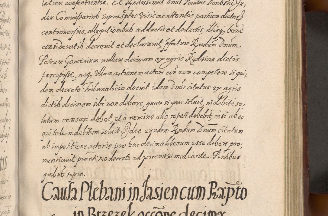 Zdjęcie nr 333 dla obiektu archiwalnego: Acta actorum causarum sententiarum tam diffinitiuarum quam interloquutorisrum decretorum obligationum quietationum procuratorum constitutionum etc. etc. coram Reverendo Domino Paulo Dembski Dei et Apostolice Sedis Gratia Episcopalo Dicensis Suffraganeo Canonico Vicario in Spiritualibus et Officiali Generali Cracoviensis ad Annum Domini Millesimum Sexcentesimum Undecimum cuius indictio octava pontificatus Sanctissimi Domini Nostri Domini Pauli Divina Providentia Papae Vti foeliciter continuantur