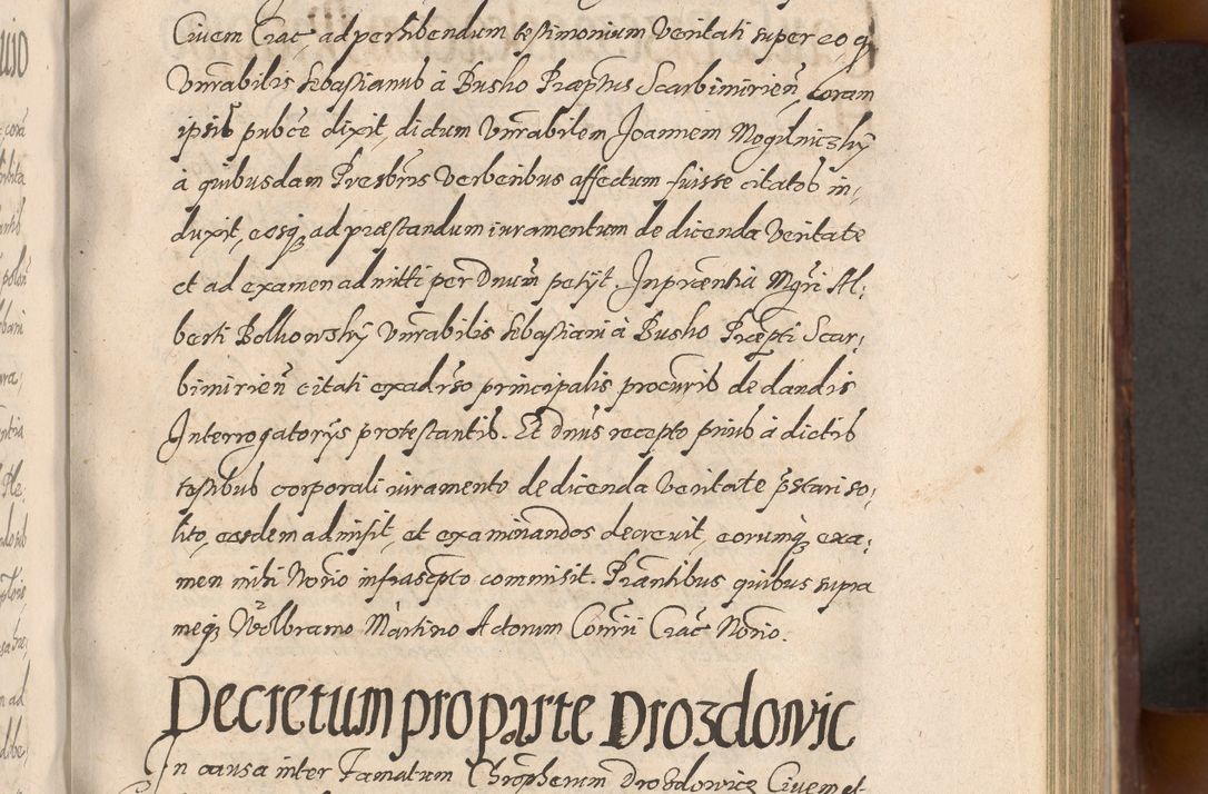 Zdjęcie nr 327 dla obiektu archiwalnego: Acta actorum causarum sententiarum tam diffinitiuarum quam interloquutorisrum decretorum obligationum quietationum procuratorum constitutionum etc. etc. coram Reverendo Domino Paulo Dembski Dei et Apostolice Sedis Gratia Episcopalo Dicensis Suffraganeo Canonico Vicario in Spiritualibus et Officiali Generali Cracoviensis ad Annum Domini Millesimum Sexcentesimum Undecimum cuius indictio octava pontificatus Sanctissimi Domini Nostri Domini Pauli Divina Providentia Papae Vti foeliciter continuantur