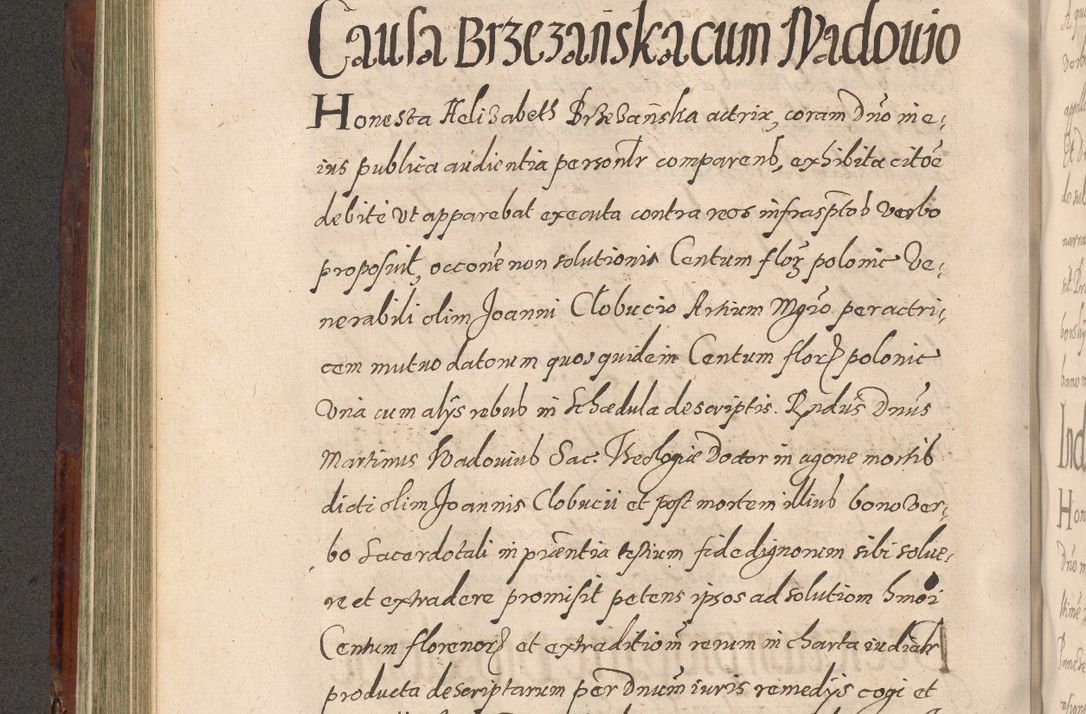 Zdjęcie nr 328 dla obiektu archiwalnego: Acta actorum causarum sententiarum tam diffinitiuarum quam interloquutorisrum decretorum obligationum quietationum procuratorum constitutionum etc. etc. coram Reverendo Domino Paulo Dembski Dei et Apostolice Sedis Gratia Episcopalo Dicensis Suffraganeo Canonico Vicario in Spiritualibus et Officiali Generali Cracoviensis ad Annum Domini Millesimum Sexcentesimum Undecimum cuius indictio octava pontificatus Sanctissimi Domini Nostri Domini Pauli Divina Providentia Papae Vti foeliciter continuantur
