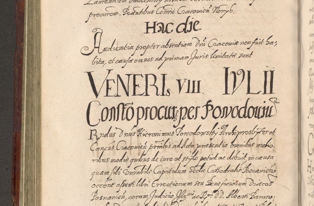 Zdjęcie nr 322 dla obiektu archiwalnego: Acta actorum causarum sententiarum tam diffinitiuarum quam interloquutorisrum decretorum obligationum quietationum procuratorum constitutionum etc. etc. coram Reverendo Domino Paulo Dembski Dei et Apostolice Sedis Gratia Episcopalo Dicensis Suffraganeo Canonico Vicario in Spiritualibus et Officiali Generali Cracoviensis ad Annum Domini Millesimum Sexcentesimum Undecimum cuius indictio octava pontificatus Sanctissimi Domini Nostri Domini Pauli Divina Providentia Papae Vti foeliciter continuantur