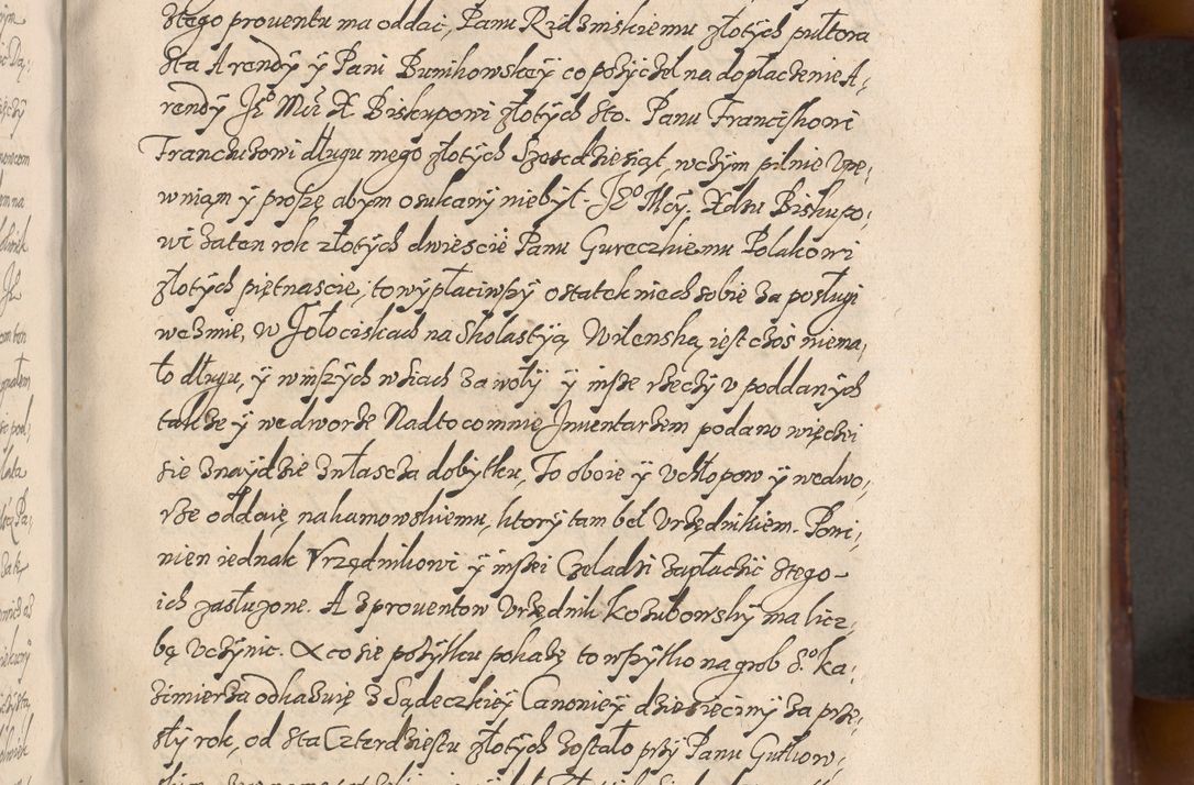 Zdjęcie nr 307 dla obiektu archiwalnego: Acta actorum causarum sententiarum tam diffinitiuarum quam interloquutorisrum decretorum obligationum quietationum procuratorum constitutionum etc. etc. coram Reverendo Domino Paulo Dembski Dei et Apostolice Sedis Gratia Episcopalo Dicensis Suffraganeo Canonico Vicario in Spiritualibus et Officiali Generali Cracoviensis ad Annum Domini Millesimum Sexcentesimum Undecimum cuius indictio octava pontificatus Sanctissimi Domini Nostri Domini Pauli Divina Providentia Papae Vti foeliciter continuantur
