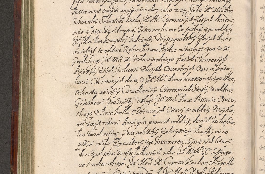 Zdjęcie nr 308 dla obiektu archiwalnego: Acta actorum causarum sententiarum tam diffinitiuarum quam interloquutorisrum decretorum obligationum quietationum procuratorum constitutionum etc. etc. coram Reverendo Domino Paulo Dembski Dei et Apostolice Sedis Gratia Episcopalo Dicensis Suffraganeo Canonico Vicario in Spiritualibus et Officiali Generali Cracoviensis ad Annum Domini Millesimum Sexcentesimum Undecimum cuius indictio octava pontificatus Sanctissimi Domini Nostri Domini Pauli Divina Providentia Papae Vti foeliciter continuantur