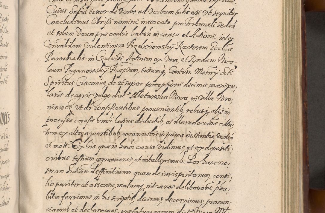 Zdjęcie nr 297 dla obiektu archiwalnego: Acta actorum causarum sententiarum tam diffinitiuarum quam interloquutorisrum decretorum obligationum quietationum procuratorum constitutionum etc. etc. coram Reverendo Domino Paulo Dembski Dei et Apostolice Sedis Gratia Episcopalo Dicensis Suffraganeo Canonico Vicario in Spiritualibus et Officiali Generali Cracoviensis ad Annum Domini Millesimum Sexcentesimum Undecimum cuius indictio octava pontificatus Sanctissimi Domini Nostri Domini Pauli Divina Providentia Papae Vti foeliciter continuantur