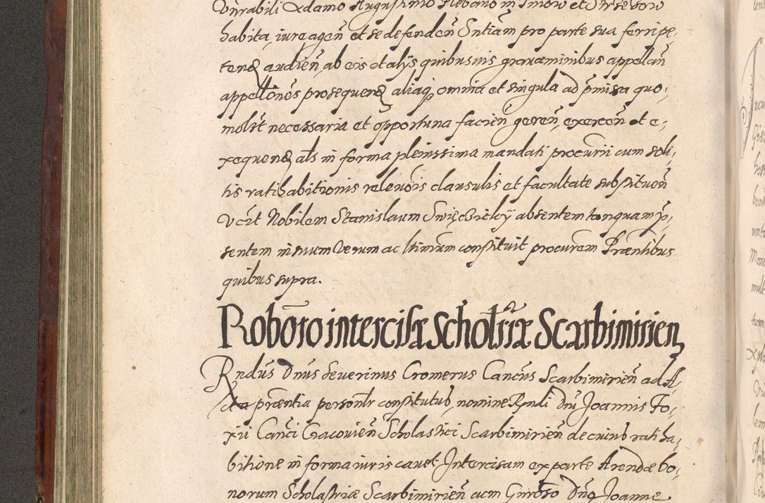 Zdjęcie nr 292 dla obiektu archiwalnego: Acta actorum causarum sententiarum tam diffinitiuarum quam interloquutorisrum decretorum obligationum quietationum procuratorum constitutionum etc. etc. coram Reverendo Domino Paulo Dembski Dei et Apostolice Sedis Gratia Episcopalo Dicensis Suffraganeo Canonico Vicario in Spiritualibus et Officiali Generali Cracoviensis ad Annum Domini Millesimum Sexcentesimum Undecimum cuius indictio octava pontificatus Sanctissimi Domini Nostri Domini Pauli Divina Providentia Papae Vti foeliciter continuantur