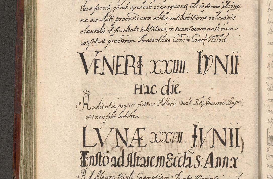 Zdjęcie nr 288 dla obiektu archiwalnego: Acta actorum causarum sententiarum tam diffinitiuarum quam interloquutorisrum decretorum obligationum quietationum procuratorum constitutionum etc. etc. coram Reverendo Domino Paulo Dembski Dei et Apostolice Sedis Gratia Episcopalo Dicensis Suffraganeo Canonico Vicario in Spiritualibus et Officiali Generali Cracoviensis ad Annum Domini Millesimum Sexcentesimum Undecimum cuius indictio octava pontificatus Sanctissimi Domini Nostri Domini Pauli Divina Providentia Papae Vti foeliciter continuantur