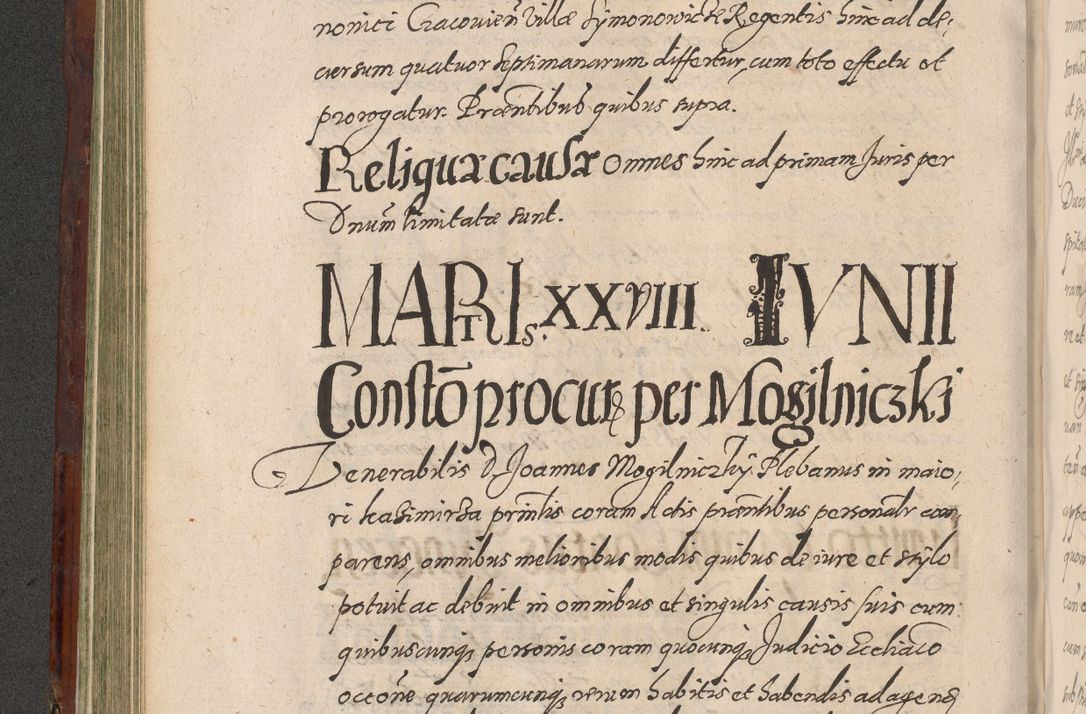 Zdjęcie nr 290 dla obiektu archiwalnego: Acta actorum causarum sententiarum tam diffinitiuarum quam interloquutorisrum decretorum obligationum quietationum procuratorum constitutionum etc. etc. coram Reverendo Domino Paulo Dembski Dei et Apostolice Sedis Gratia Episcopalo Dicensis Suffraganeo Canonico Vicario in Spiritualibus et Officiali Generali Cracoviensis ad Annum Domini Millesimum Sexcentesimum Undecimum cuius indictio octava pontificatus Sanctissimi Domini Nostri Domini Pauli Divina Providentia Papae Vti foeliciter continuantur