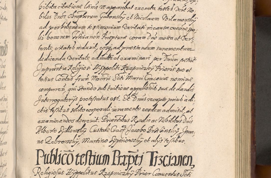 Zdjęcie nr 275 dla obiektu archiwalnego: Acta actorum causarum sententiarum tam diffinitiuarum quam interloquutorisrum decretorum obligationum quietationum procuratorum constitutionum etc. etc. coram Reverendo Domino Paulo Dembski Dei et Apostolice Sedis Gratia Episcopalo Dicensis Suffraganeo Canonico Vicario in Spiritualibus et Officiali Generali Cracoviensis ad Annum Domini Millesimum Sexcentesimum Undecimum cuius indictio octava pontificatus Sanctissimi Domini Nostri Domini Pauli Divina Providentia Papae Vti foeliciter continuantur