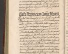 Zdjęcie nr 266 dla obiektu archiwalnego: Acta actorum causarum sententiarum tam diffinitiuarum quam interloquutorisrum decretorum obligationum quietationum procuratorum constitutionum etc. etc. coram Reverendo Domino Paulo Dembski Dei et Apostolice Sedis Gratia Episcopalo Dicensis Suffraganeo Canonico Vicario in Spiritualibus et Officiali Generali Cracoviensis ad Annum Domini Millesimum Sexcentesimum Undecimum cuius indictio octava pontificatus Sanctissimi Domini Nostri Domini Pauli Divina Providentia Papae Vti foeliciter continuantur