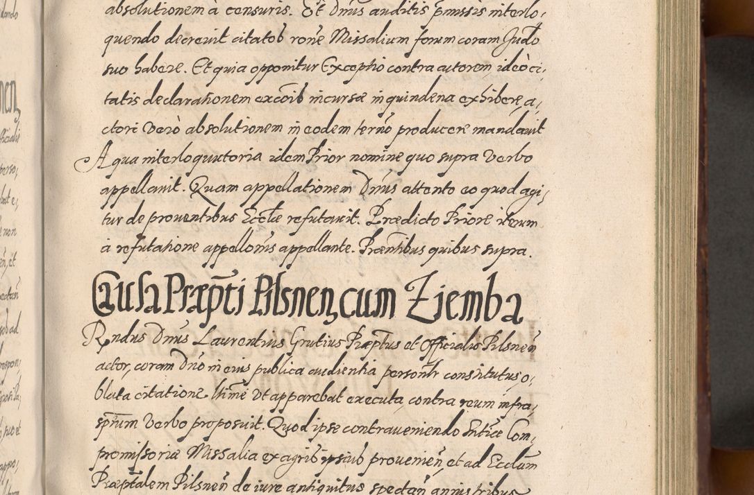 Zdjęcie nr 267 dla obiektu archiwalnego: Acta actorum causarum sententiarum tam diffinitiuarum quam interloquutorisrum decretorum obligationum quietationum procuratorum constitutionum etc. etc. coram Reverendo Domino Paulo Dembski Dei et Apostolice Sedis Gratia Episcopalo Dicensis Suffraganeo Canonico Vicario in Spiritualibus et Officiali Generali Cracoviensis ad Annum Domini Millesimum Sexcentesimum Undecimum cuius indictio octava pontificatus Sanctissimi Domini Nostri Domini Pauli Divina Providentia Papae Vti foeliciter continuantur