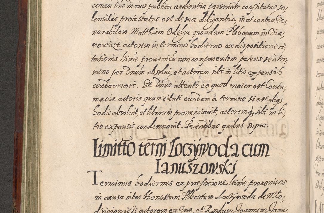 Zdjęcie nr 268 dla obiektu archiwalnego: Acta actorum causarum sententiarum tam diffinitiuarum quam interloquutorisrum decretorum obligationum quietationum procuratorum constitutionum etc. etc. coram Reverendo Domino Paulo Dembski Dei et Apostolice Sedis Gratia Episcopalo Dicensis Suffraganeo Canonico Vicario in Spiritualibus et Officiali Generali Cracoviensis ad Annum Domini Millesimum Sexcentesimum Undecimum cuius indictio octava pontificatus Sanctissimi Domini Nostri Domini Pauli Divina Providentia Papae Vti foeliciter continuantur