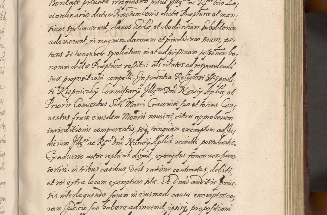 Zdjęcie nr 257 dla obiektu archiwalnego: Acta actorum causarum sententiarum tam diffinitiuarum quam interloquutorisrum decretorum obligationum quietationum procuratorum constitutionum etc. etc. coram Reverendo Domino Paulo Dembski Dei et Apostolice Sedis Gratia Episcopalo Dicensis Suffraganeo Canonico Vicario in Spiritualibus et Officiali Generali Cracoviensis ad Annum Domini Millesimum Sexcentesimum Undecimum cuius indictio octava pontificatus Sanctissimi Domini Nostri Domini Pauli Divina Providentia Papae Vti foeliciter continuantur