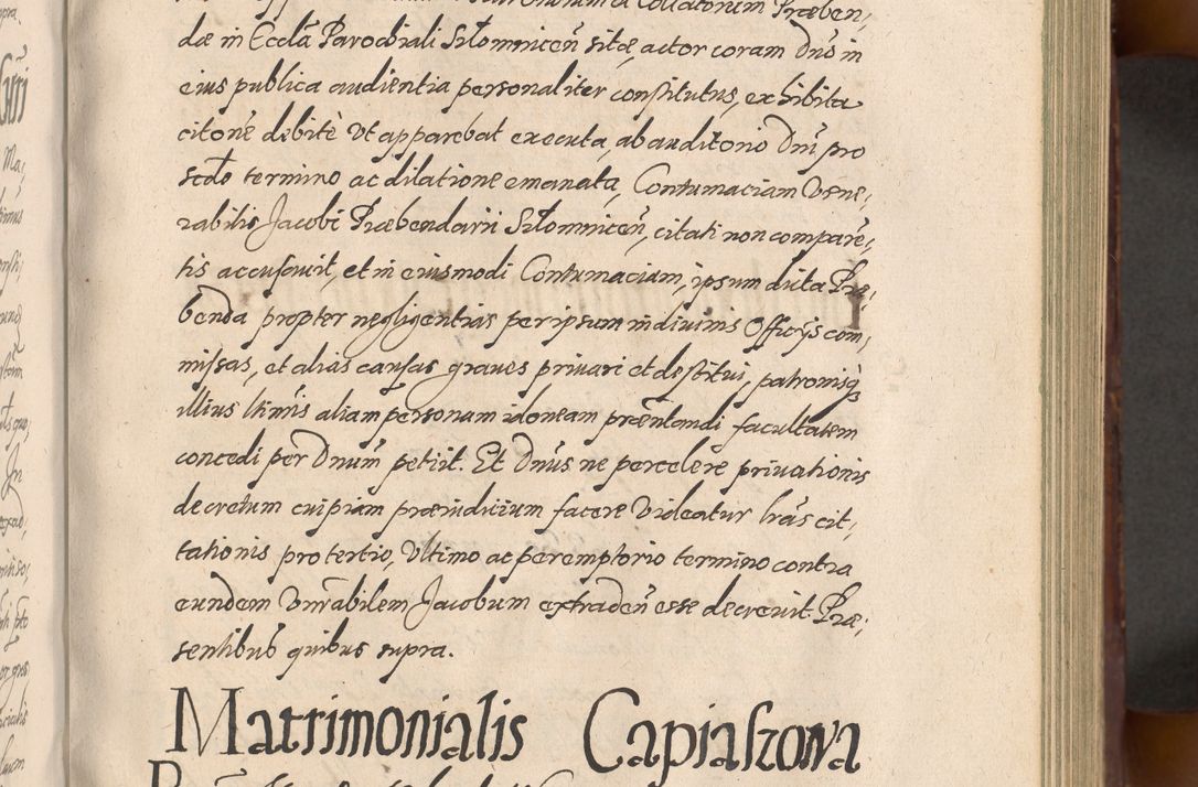 Zdjęcie nr 259 dla obiektu archiwalnego: Acta actorum causarum sententiarum tam diffinitiuarum quam interloquutorisrum decretorum obligationum quietationum procuratorum constitutionum etc. etc. coram Reverendo Domino Paulo Dembski Dei et Apostolice Sedis Gratia Episcopalo Dicensis Suffraganeo Canonico Vicario in Spiritualibus et Officiali Generali Cracoviensis ad Annum Domini Millesimum Sexcentesimum Undecimum cuius indictio octava pontificatus Sanctissimi Domini Nostri Domini Pauli Divina Providentia Papae Vti foeliciter continuantur