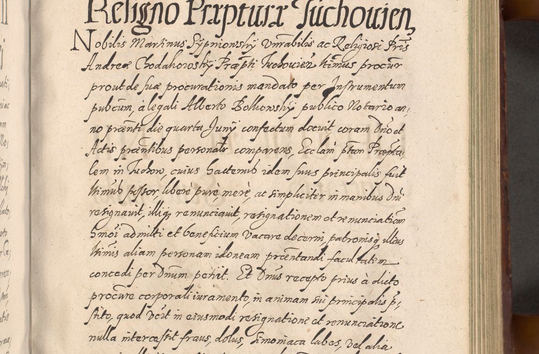 Zdjęcie nr 253 dla obiektu archiwalnego: Acta actorum causarum sententiarum tam diffinitiuarum quam interloquutorisrum decretorum obligationum quietationum procuratorum constitutionum etc. etc. coram Reverendo Domino Paulo Dembski Dei et Apostolice Sedis Gratia Episcopalo Dicensis Suffraganeo Canonico Vicario in Spiritualibus et Officiali Generali Cracoviensis ad Annum Domini Millesimum Sexcentesimum Undecimum cuius indictio octava pontificatus Sanctissimi Domini Nostri Domini Pauli Divina Providentia Papae Vti foeliciter continuantur