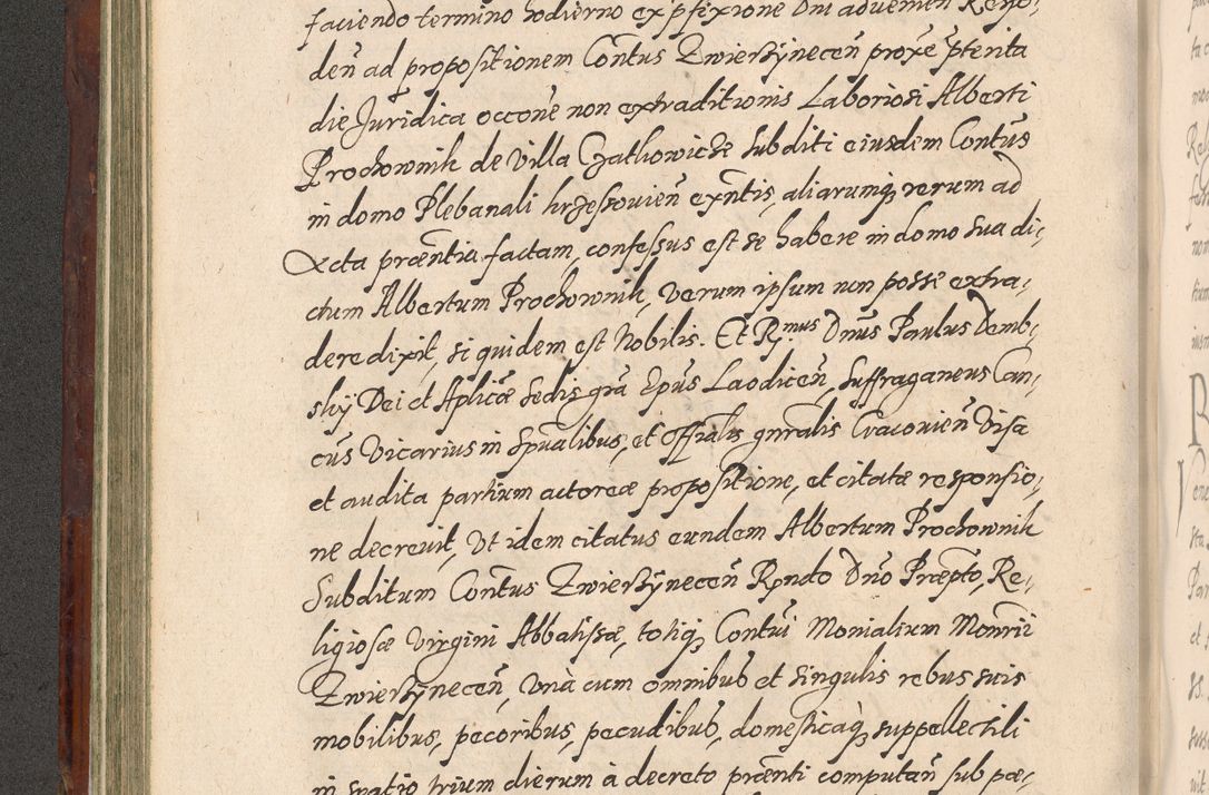 Zdjęcie nr 248 dla obiektu archiwalnego: Acta actorum causarum sententiarum tam diffinitiuarum quam interloquutorisrum decretorum obligationum quietationum procuratorum constitutionum etc. etc. coram Reverendo Domino Paulo Dembski Dei et Apostolice Sedis Gratia Episcopalo Dicensis Suffraganeo Canonico Vicario in Spiritualibus et Officiali Generali Cracoviensis ad Annum Domini Millesimum Sexcentesimum Undecimum cuius indictio octava pontificatus Sanctissimi Domini Nostri Domini Pauli Divina Providentia Papae Vti foeliciter continuantur