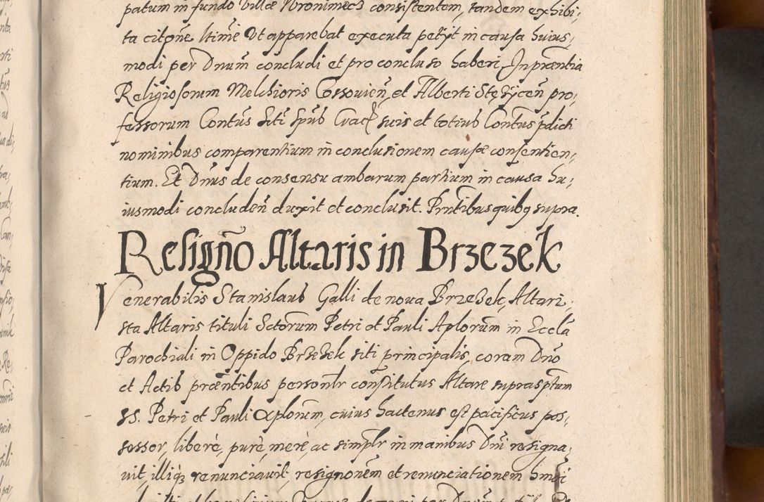 Zdjęcie nr 249 dla obiektu archiwalnego: Acta actorum causarum sententiarum tam diffinitiuarum quam interloquutorisrum decretorum obligationum quietationum procuratorum constitutionum etc. etc. coram Reverendo Domino Paulo Dembski Dei et Apostolice Sedis Gratia Episcopalo Dicensis Suffraganeo Canonico Vicario in Spiritualibus et Officiali Generali Cracoviensis ad Annum Domini Millesimum Sexcentesimum Undecimum cuius indictio octava pontificatus Sanctissimi Domini Nostri Domini Pauli Divina Providentia Papae Vti foeliciter continuantur