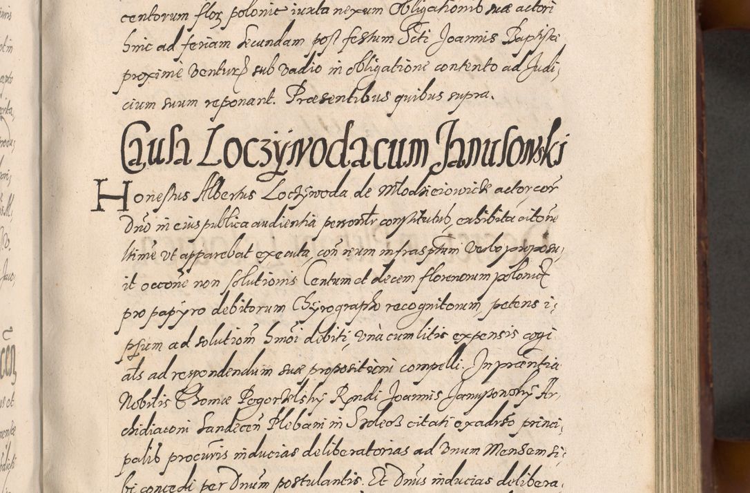Zdjęcie nr 243 dla obiektu archiwalnego: Acta actorum causarum sententiarum tam diffinitiuarum quam interloquutorisrum decretorum obligationum quietationum procuratorum constitutionum etc. etc. coram Reverendo Domino Paulo Dembski Dei et Apostolice Sedis Gratia Episcopalo Dicensis Suffraganeo Canonico Vicario in Spiritualibus et Officiali Generali Cracoviensis ad Annum Domini Millesimum Sexcentesimum Undecimum cuius indictio octava pontificatus Sanctissimi Domini Nostri Domini Pauli Divina Providentia Papae Vti foeliciter continuantur