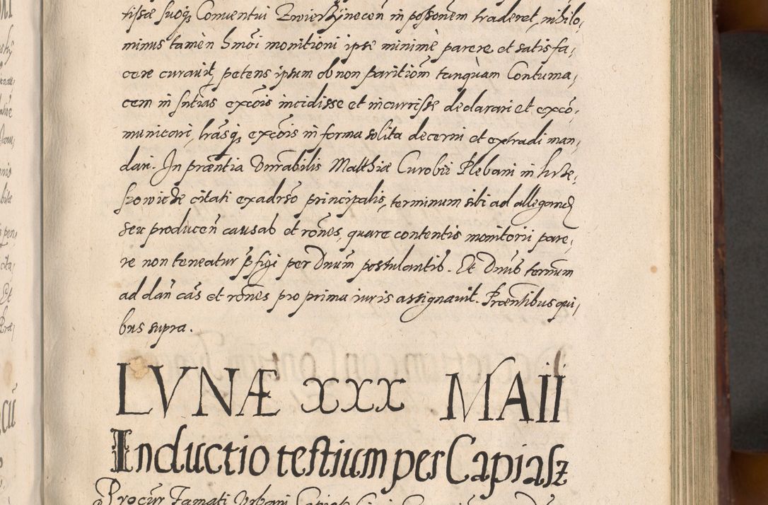 Zdjęcie nr 241 dla obiektu archiwalnego: Acta actorum causarum sententiarum tam diffinitiuarum quam interloquutorisrum decretorum obligationum quietationum procuratorum constitutionum etc. etc. coram Reverendo Domino Paulo Dembski Dei et Apostolice Sedis Gratia Episcopalo Dicensis Suffraganeo Canonico Vicario in Spiritualibus et Officiali Generali Cracoviensis ad Annum Domini Millesimum Sexcentesimum Undecimum cuius indictio octava pontificatus Sanctissimi Domini Nostri Domini Pauli Divina Providentia Papae Vti foeliciter continuantur