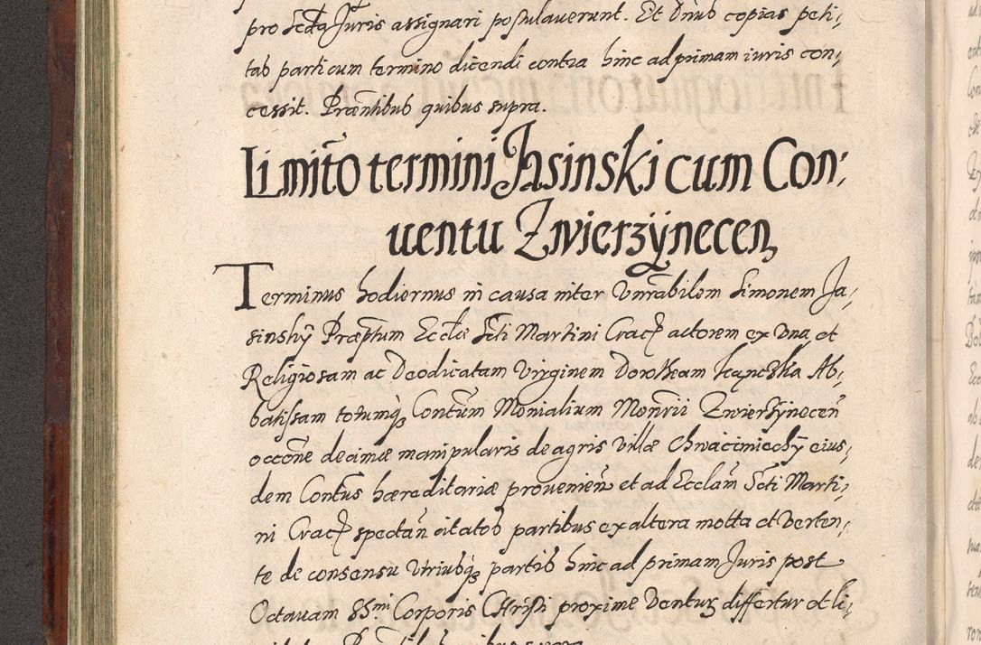 Zdjęcie nr 238 dla obiektu archiwalnego: Acta actorum causarum sententiarum tam diffinitiuarum quam interloquutorisrum decretorum obligationum quietationum procuratorum constitutionum etc. etc. coram Reverendo Domino Paulo Dembski Dei et Apostolice Sedis Gratia Episcopalo Dicensis Suffraganeo Canonico Vicario in Spiritualibus et Officiali Generali Cracoviensis ad Annum Domini Millesimum Sexcentesimum Undecimum cuius indictio octava pontificatus Sanctissimi Domini Nostri Domini Pauli Divina Providentia Papae Vti foeliciter continuantur