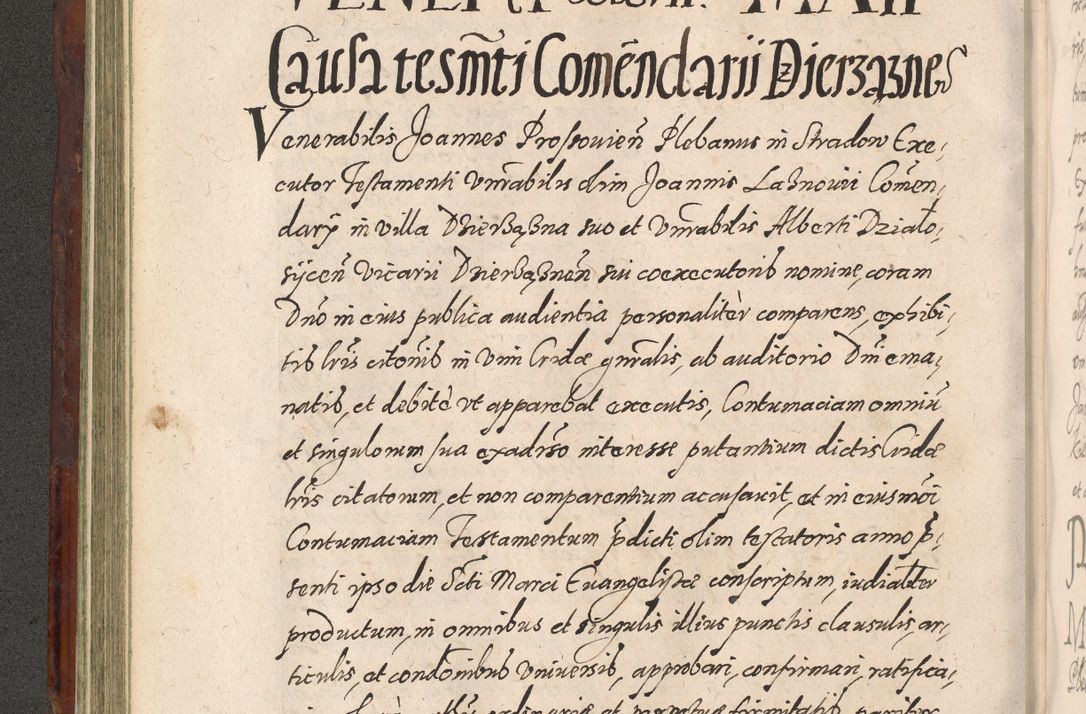 Zdjęcie nr 234 dla obiektu archiwalnego: Acta actorum causarum sententiarum tam diffinitiuarum quam interloquutorisrum decretorum obligationum quietationum procuratorum constitutionum etc. etc. coram Reverendo Domino Paulo Dembski Dei et Apostolice Sedis Gratia Episcopalo Dicensis Suffraganeo Canonico Vicario in Spiritualibus et Officiali Generali Cracoviensis ad Annum Domini Millesimum Sexcentesimum Undecimum cuius indictio octava pontificatus Sanctissimi Domini Nostri Domini Pauli Divina Providentia Papae Vti foeliciter continuantur